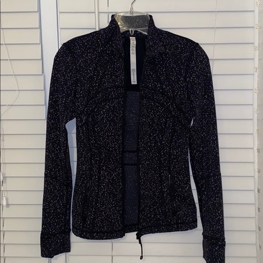 Lululemon define jacket black with white specks